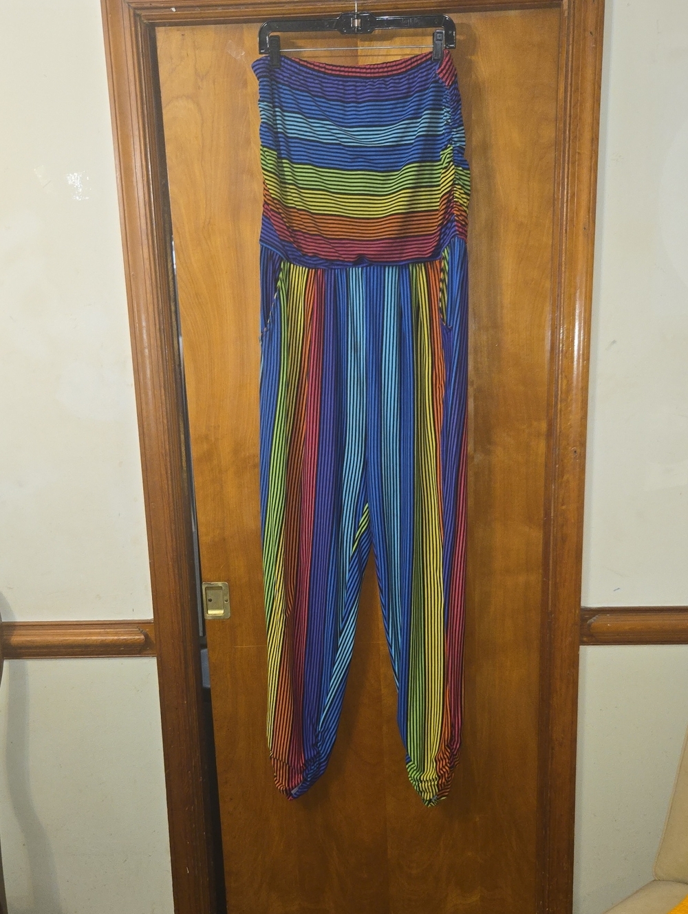 Rouge! Multicolor Striped Strapless Jumpsuit